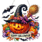 🎃 50% KORTING – Diamanten Halloween Krans DIY Set | Creëer Zelf Een Unieke Feestelijke Decoratie