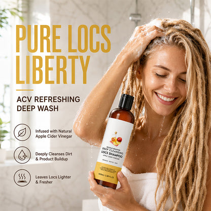 🔥 KOOP 2 KRIJG 1 GRATIS – Diep Reinigende Locs Shampoo Met Biologische Appelazijn | Fris En Licht Haargevoel