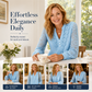 🌸 Elegante Dames Top Met V-Hals & Kanten Details – Comfortabele Lange Mouwen