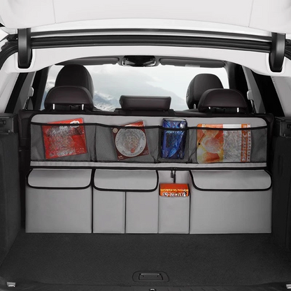 🚗 60% KORTING – Hangende Auto Organizer voor de Achterbank, Meerdere Vakken en Waterafstotend Oxford-doek