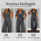 ✨ Elegante 2-Delige Dames Set – V-Hals Top Met Wijde Pijp Broek | Comfortabel & Stijlvol