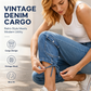 👖 Dames Capri Jeans Met Rechte Pijpen – Comfortabele Pasvorm & Tijdloze Stijl