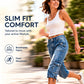 👖 Dames Capri Jeans Met Rechte Pijpen – Comfortabele Pasvorm & Tijdloze Stijl