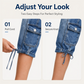 👖 Dames Capri Jeans Met Rechte Pijpen – Comfortabele Pasvorm & Tijdloze Stijl