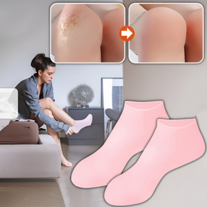 Silicone Gel Moisturizing Socks