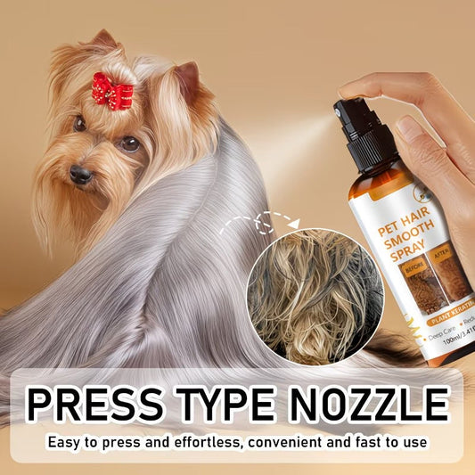 💥 50% KORTING! 🐾 Ontklittende Spray Voor Honden & Katten – Minder Klitten, Zachtere Vacht & Natuurlijke Glans ✨