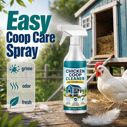 🐔 Reinigingsspray voor Kippenrennen – Helpt Vuil en Onaangename Geurtjes Verminderen | Voor een Frisse en Verzorgde Kippenren 🌿