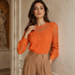 🌸 Dames Top met Kanten Details – Elegant Patchwork, Luchtige Stof & Comfortabele Losse Pasvorm