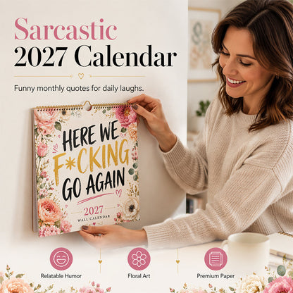 🥳UITVERKOOP 2026🥳💞MEER DAN 50.000 EXEMPLAREN VERKOCHT! 🔥Grappige wandkalender voor 2027 voor vrouwen