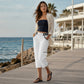 👖 Dames Cargo Capri Broek met Hoge Taille – Comfortabele Pasvorm, Praktische Zakken & Casual Stijl ✨