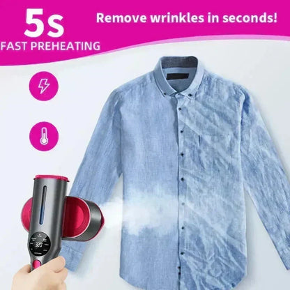 💨 60% KORTING! 2-in-1 Kledingstomer – In 5 Seconden Klaar voor Gebruik | Voor Kreukels & Textielverzorging | Zacht voor Stoffen