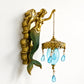 🧜‍♀️ Vintage Zeemeermin Wandlamp – Unieke Wanddecoratie voor Binnen & Buiten | Sfeervolle Verlichting met Artistieke Uitstraling ✨