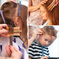 ✨ 1+1 GRATIS – Fijne Tanden Kam voor Volwassenen, Kinderen & Huisdieren | Dubbele Kamwerking met Comfortabel Bamboe Handvat