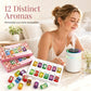 🔥 50% KORTING! Set van 12 Wateroplosbare Essentiële Oliën – Frisse Geuren voor Thuis | Voor Diffuser, Luchtbevochtiger & Dagelijks Gebruik 🌺
