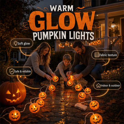 🎃 Vroege Halloween Aanbieding – 50% KORTING | Pompoen Lichtslinger voor Gezellige Feestdecoratie & Warme Sfeer ✨