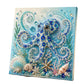 🐚 DIY Kunstparel Schilderpakket – Oceaan Thema met 8 Ontwerpen | 3D Textuur & Zelfklevend Canvas voor Creatief Ontspannen ✨