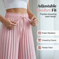 ✨ Plissébroek voor Dames – Wijde Pijpen & Comfortabele Tailleband met Trekkoord | Elegant, Luchtig en Makkelijk te Combineren 👖