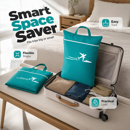 🧳 KOOP 2, KRIJG 1 GRATIS! Grote Waterdichte Reis-Waszak – Slimme Scheiding van Schone & Gedragen Kleding | Ruim, Praktisch & Herbruikbaar 💧