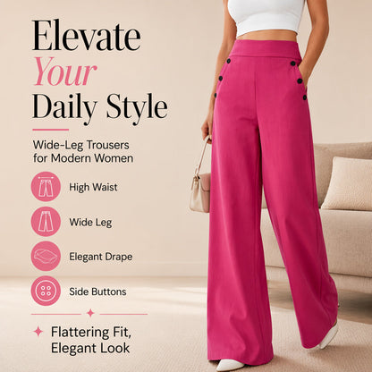 🍂 50% KORTING ✨ Hoge Taille Broek voor Dames – Comfortabel, Elegant & Flatterend voor Elke Dag 👖