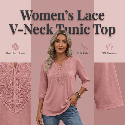 👚 50% KORTING 🌸 Kanten Tuniek voor Dames – Elegant, Comfortabel & Flatterend voor Elke Dag ✨