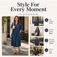 🔥 Bestseller is Terug! 👗 ZOMERUITVERKOOP – 70% KORTING! Tencel Denim Jurk voor Dames – Zacht, Slank & Comfortabel ✨