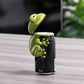 🐸 Schattige Kikker Blikdeksel – Herbruikbare Deksel voor Drankblikjes | Beschermt Tegen Stof & Vuil ✨