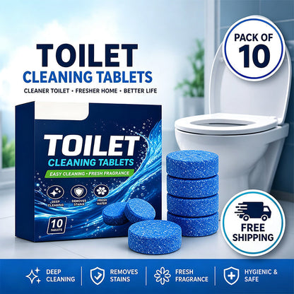 🧼✨ Toiletpotreinigingstabletten – 10 Tabletten per Doos | Frisse & Eenvoudige Reiniging voor Je Toilet 🚽 Koop 2, Krijg 1 GRATIS