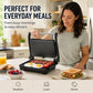 🥪 TIJDELIJK 68% KORTING – 2-in-1 Sandwichmaker & Tafelgrill | Snel Grillen, Toasten & Bereiden voor Elke Maaltijd 🍳