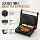 🥪 TIJDELIJK 68% KORTING – 2-in-1 Sandwichmaker & Tafelgrill | Snel Grillen, Toasten & Bereiden voor Elke Maaltijd 🍳