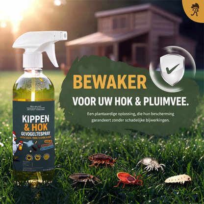 🐔 KOOP 2, KRIJG 1 GRATIS! Mijten- & Luisspray voor Kippenhokken – Klaar voor Gebruik | Handig voor Dagelijkse Verzorging