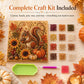 🍂 KOOP 2, KRIJG 1 GRATIS! 3D Parelschilderpakket voor de Herfst – Creatief Knutselen met Glanzende Parels | Leuk & Ontspannend ✨