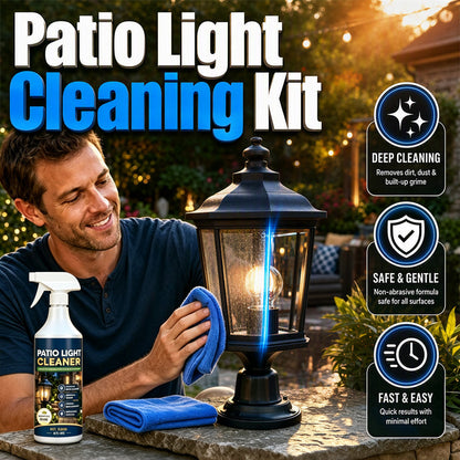 Reinigingsspray Voor Buitenlantaarns & Tuinverlichting – Streeploos & Weerbestendig🎁 Nu: 2 betalen, 1 gratis