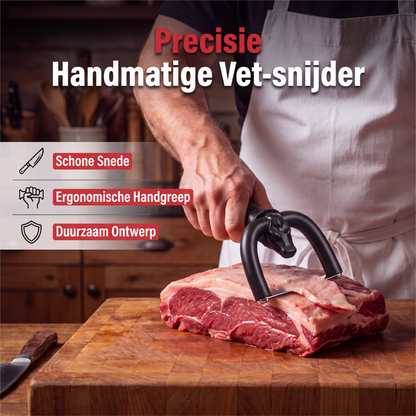 🥩 Handmatige Vetscheider voor Rund- & Varkensvlees – Verwijdert Eenvoudig Overtollig Vet | Voor Lichter & Minder Vet Koken 🔥