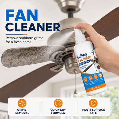 🌀 KOOP 2, KRIJG 1 GRATIS! Reinigingsspray voor Plafondventilatorbladen – Verwijdert Stof & Aanslag | Makkelijker Schoonmaken Zonder Gedoe ✨