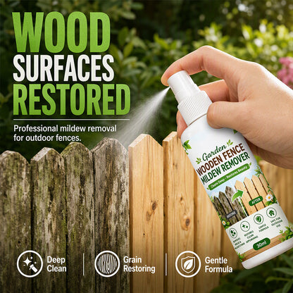 🪵 2+1 GRATIS! Krachtige Spray voor Houten Schuttingen – Helpt Schimmel & Groene Aanslag Verwijderen | Voor een Frissere, Schonere Tuin ✨