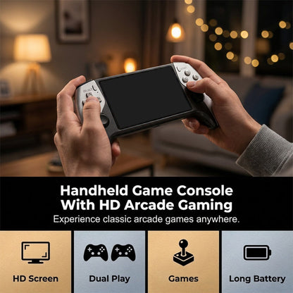 🕹️ 50% KORTING – Handheld Gameconsole met 2-Spelersmodus | Ergonomisch Ontwerp & HD-Scherm | Voor Thuis en Onderweg