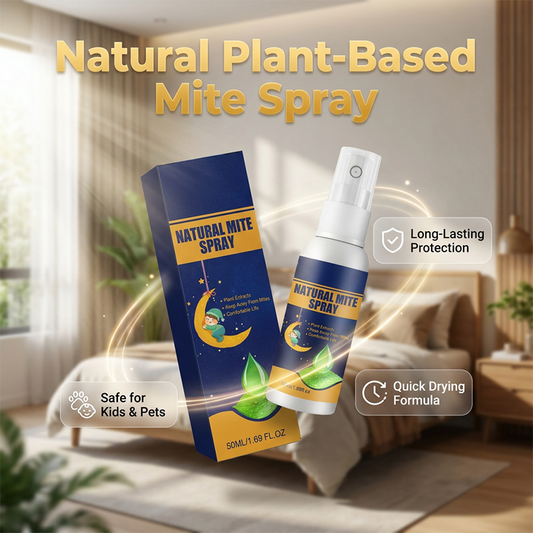 🌿🛏️ NU 50% KORTING! Plantaardige Mijtenspray – Helpt Mijten Verminderen op Matras, Kussen & Bank | Fris en Makkelijk in Gebruik ✨
