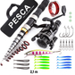 🎣 60% KORTING NU! 🧳 Complete visuitrusting – telescopisch, reisvriendelijk & praktische tas – perfect voor kamperen en wandelen 🌲