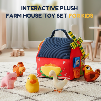 🧸 FLASH SALE: 50% KORTING! Interactieve Pluche Boerderij – 6 Speelzones & Dierenhandpoppen voor Spelend Leren 🚜✨