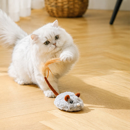 ⏰Tijdelijk 50% Korting 🐭Slim Elektrisch Muis Kattenspeeltje｜Automatisch Bewegend Interactief Speelgoed Voor Binnenkatten 🐱