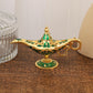 Klassieke Aladdin Wierookhouder – Compacte Geestlamp voor het Branden van Wierook, Kleur naar Keuze