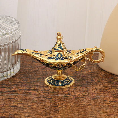 Klassieke Aladdin Wierookhouder – Compacte Geestlamp voor het Branden van Wierook, Kleur naar Keuze