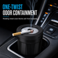 Multifunctionele Auto-asbak met Deksel – Compact, Praktisch & Ideaal voor Onderweg
