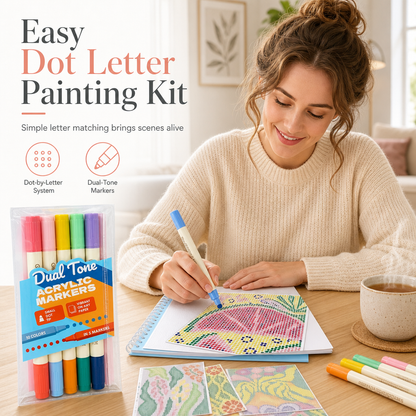 60% KORTING – Mindfulness Braille Kleurset – Creatief Kleuren met Tactiele Details voor Rust & Ontspanning