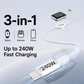 📱⌚ Snellaadkabel voor meerdere apparaten – Oplader voor horloges met kliksysteem en USB-C-voeding