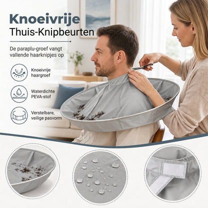 💇‍♀️ 60% KORTING – Ademend Kappersschort voor Volwassenen | Bescherming tegen Haar & Haarverf | Geurloos & Comfortabel