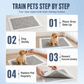 🐾🖤 Dikke Plasmatten voor Huisdieren met Actieve Kool – Snelle Absorptie & Geurcontrole