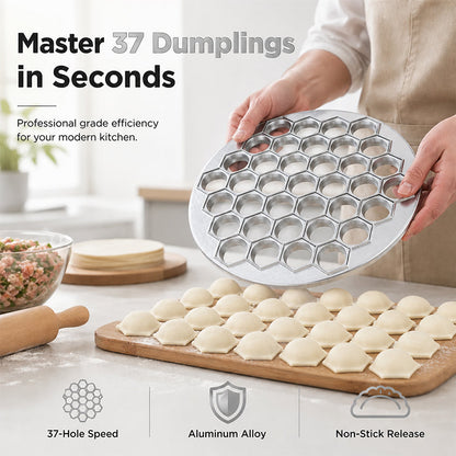 🥟 60% KORTING – 37-Gaats Dumplingmaker | Snel Meerdere Dumplings Tegelijk Maken | Handig voor Thuis