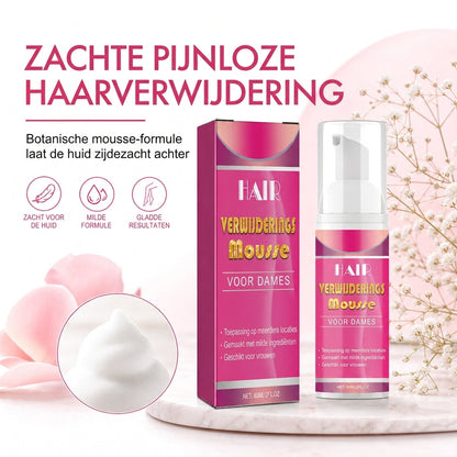 🌿KOOP 2, KRIJG 1 GRATIS – Zachte Ontharingsmousse met Plantenextracten – Voor een Gladde, Verzorgde Huid
