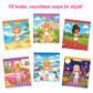2+1 GRATIS！！Herbruikbaar DIY Stickerboek voor Kinderen – Creatief Plakplezier & Eindeloos Combineren